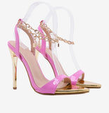 Pink Locked In Heels