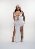 Split Decisions White Dress