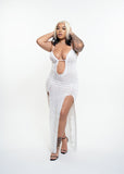 Split Decisions White Dress