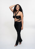 Strapped Up Black 2 Piece Set