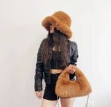 Plush Hat & Purse Set￼