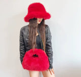 Plush Hat & Purse Set￼