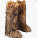 Wild Thing Brown Fur Boots